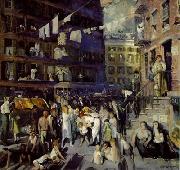 George Wesley Bellows George Wesley Bellows: Cliff Dwellers china oil painting artist